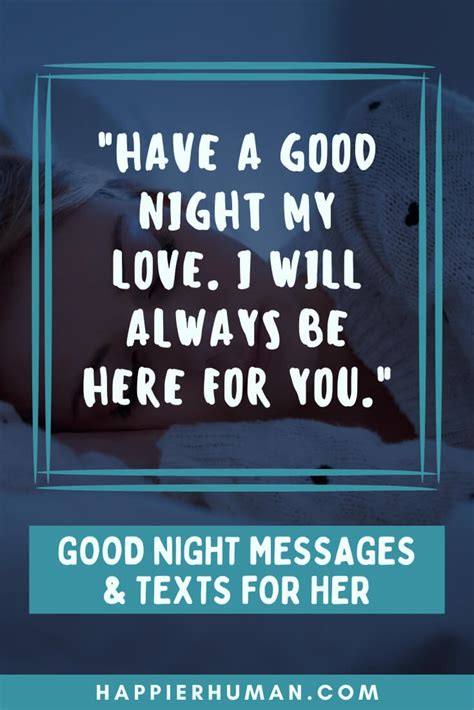 gf for the night|160 Good Night Messages for Her To Make Her Feel Special.